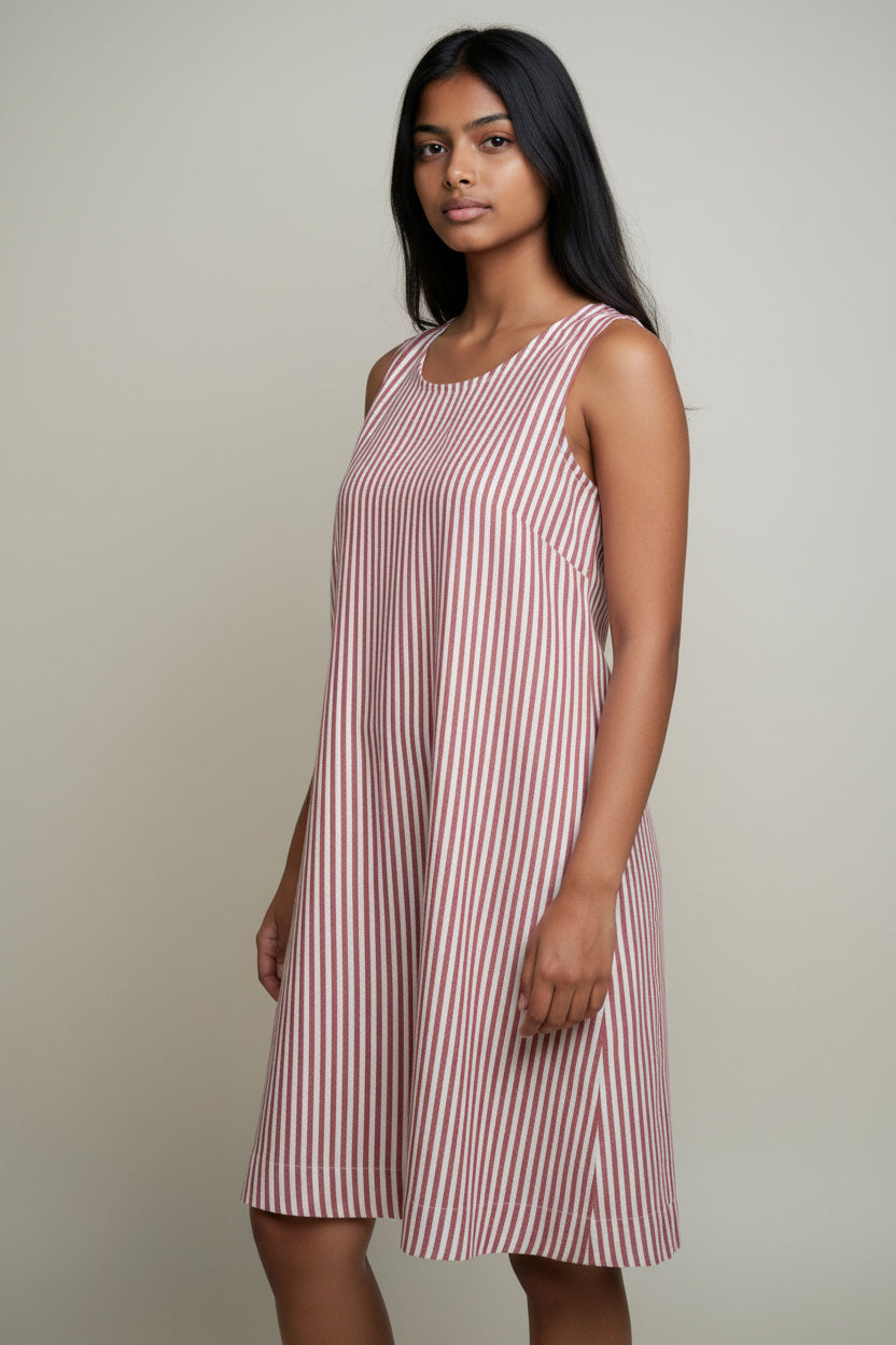 AAE Franca Stripe Mini Dress