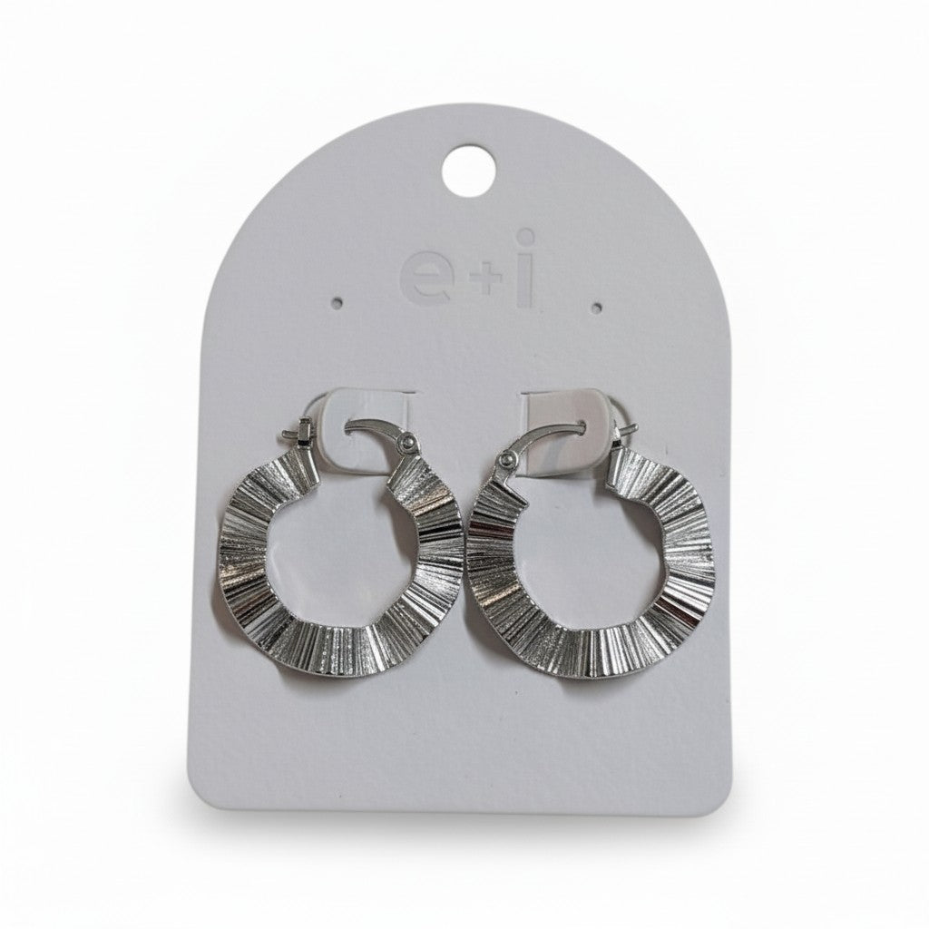 Eb+ive Himba Scallop Hoop Earrings