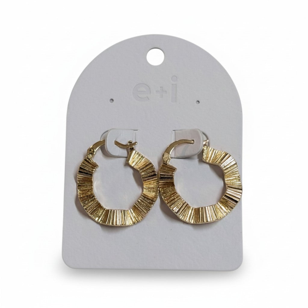 Eb+ive Himba Scallop Hoop Earrings