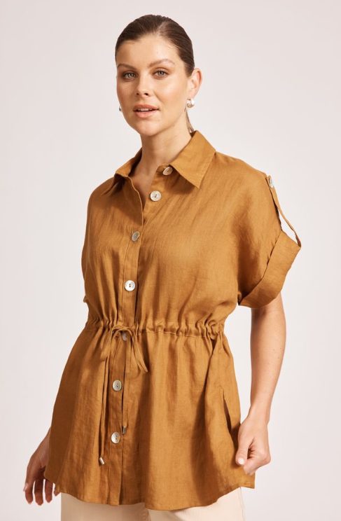 Eb & Ive Miramar Tie Shirt