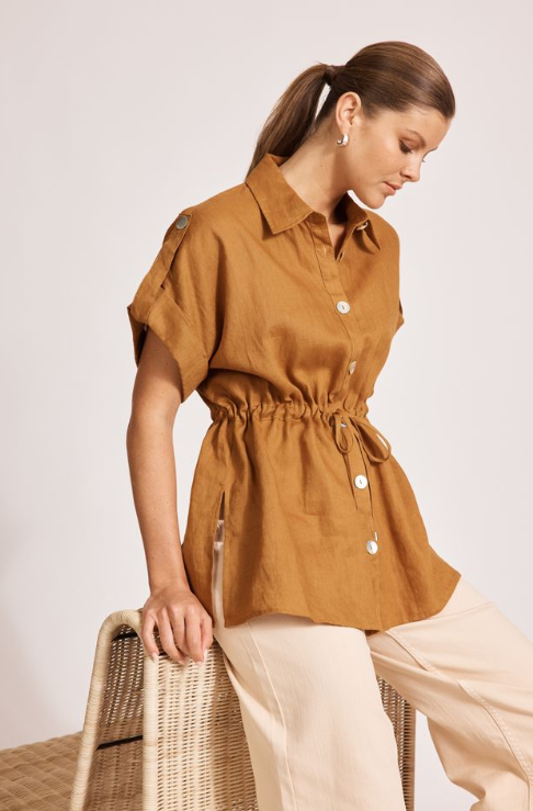 Eb & Ive Miramar Tie Shirt