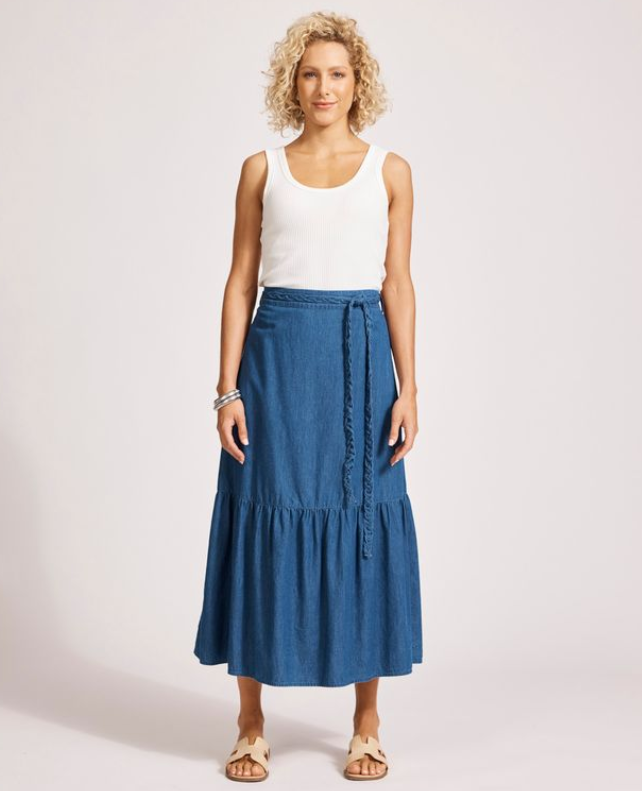 Eb & Ive Melania Denim Skirt