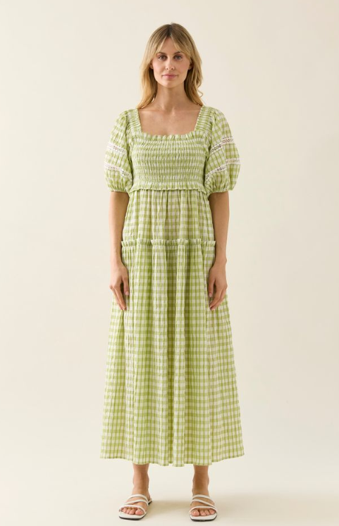 Isle of Mine Shirred Maxi Dress