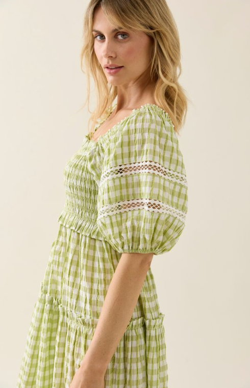 Isle of Mine Shirred Maxi Dress
