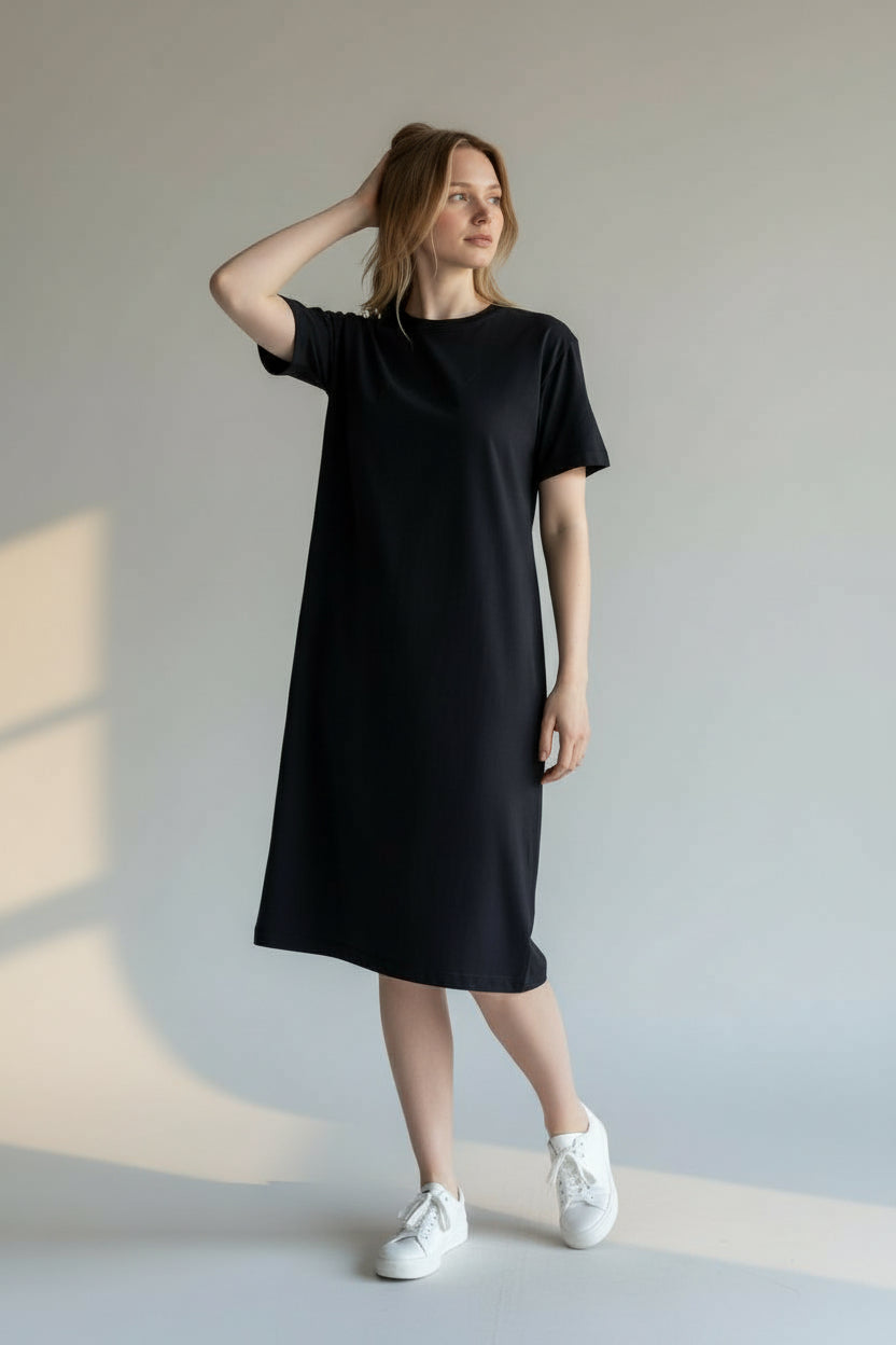Foxwood Signature Embroidery Tee Dress