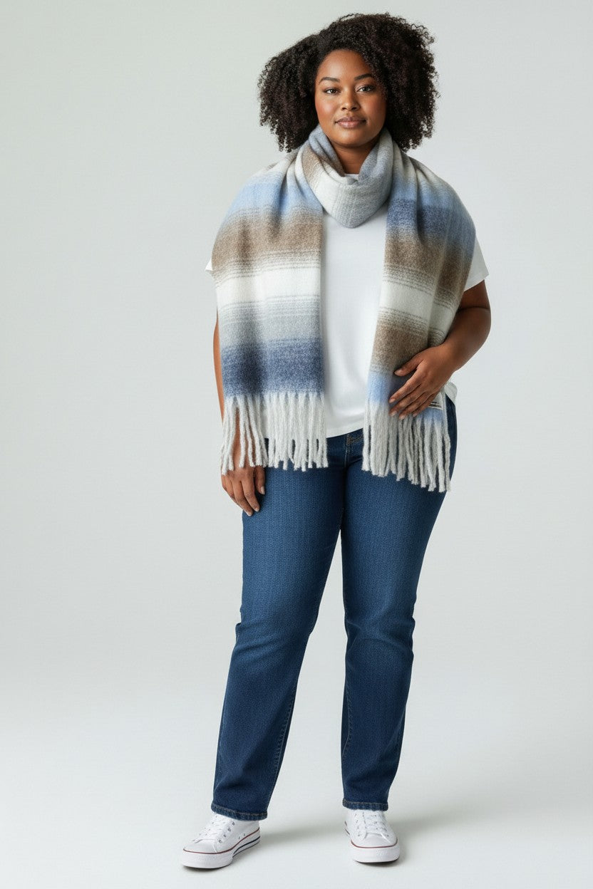 AAE Maine Check Scarf
