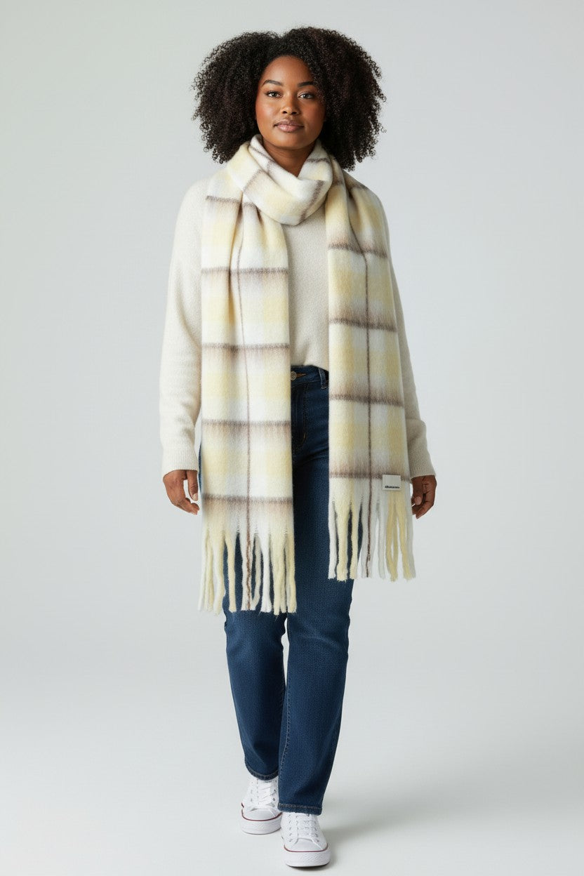 AAE Maine Check Scarf