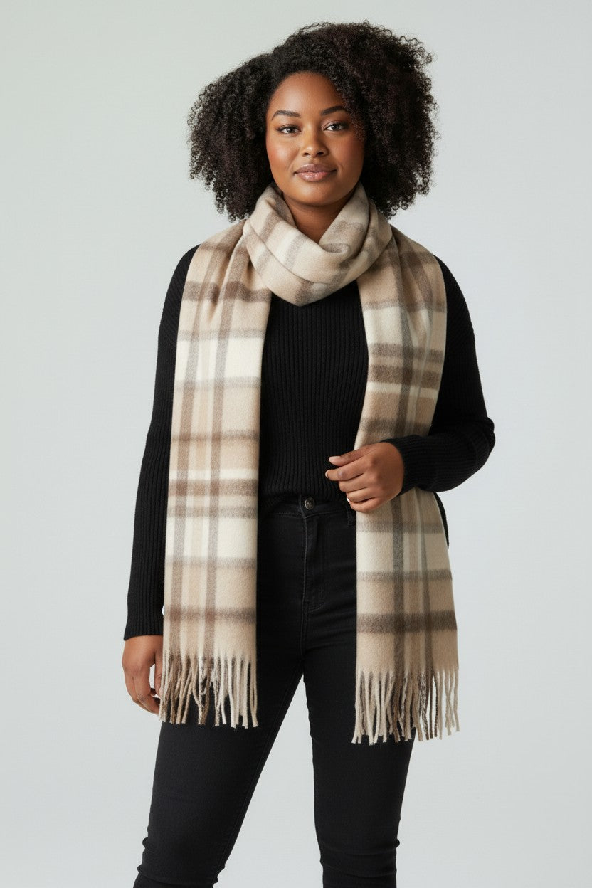 AAE Maine Check Scarf
