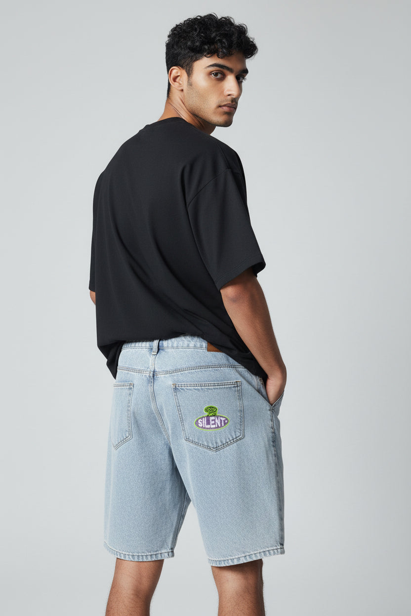 ST Embroidery Jort