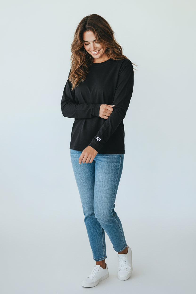 AAE Eve Basic Monogram Long Sleeve