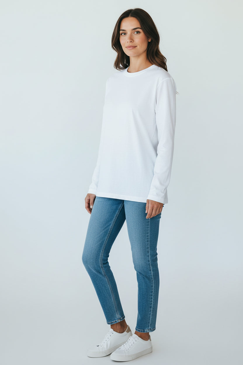 AAE Eve Basic Monogram Long Sleeve