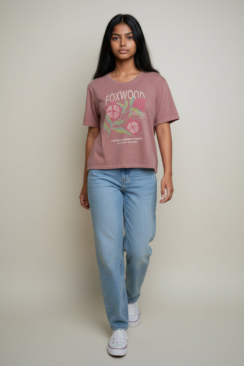 Foxwood Pomegranate Tee
