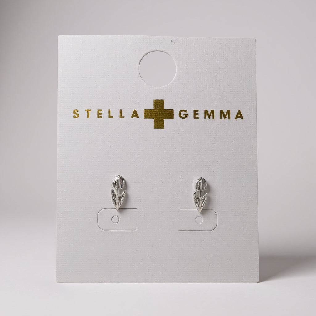 Stella + Gemma Silver Tulip Earring
