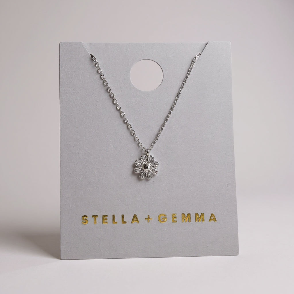 Stella + Gemma Daisy Crystal Center Necklace