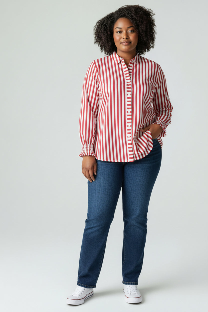 Threadz Amour Stripe Shirt