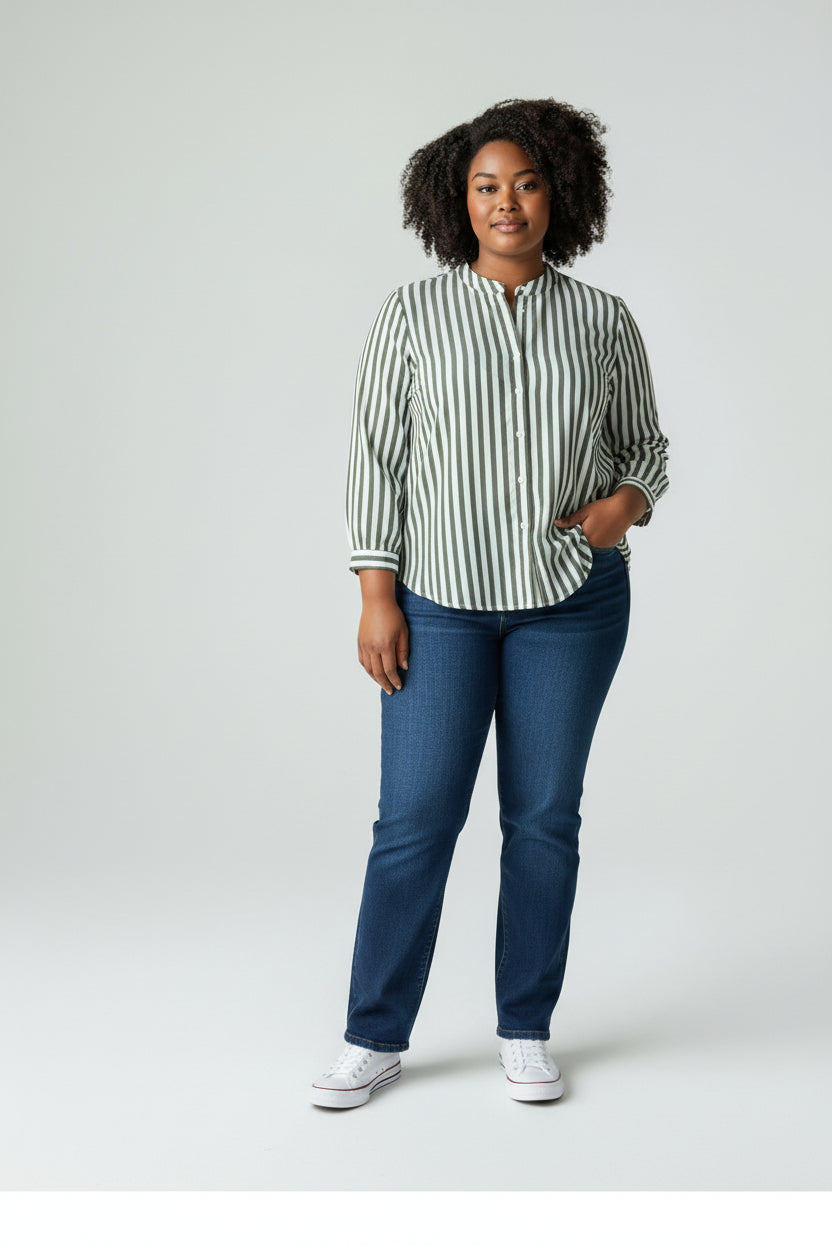 Threadz Amour Stripe Shirt