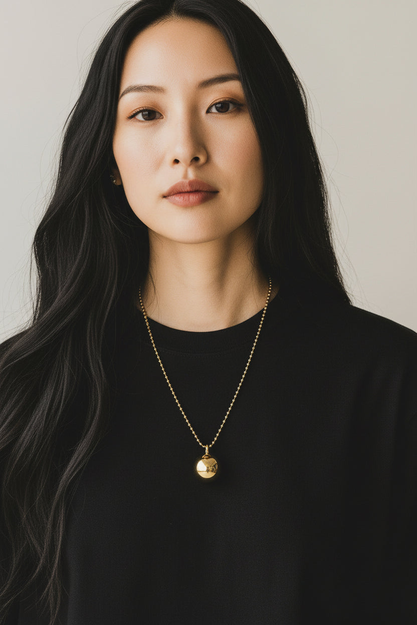 Stella + Gemma Chain Ball Necklace