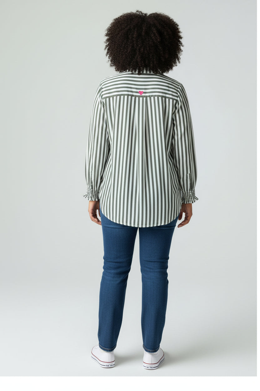 Threadz Amour Stripe Shirt
