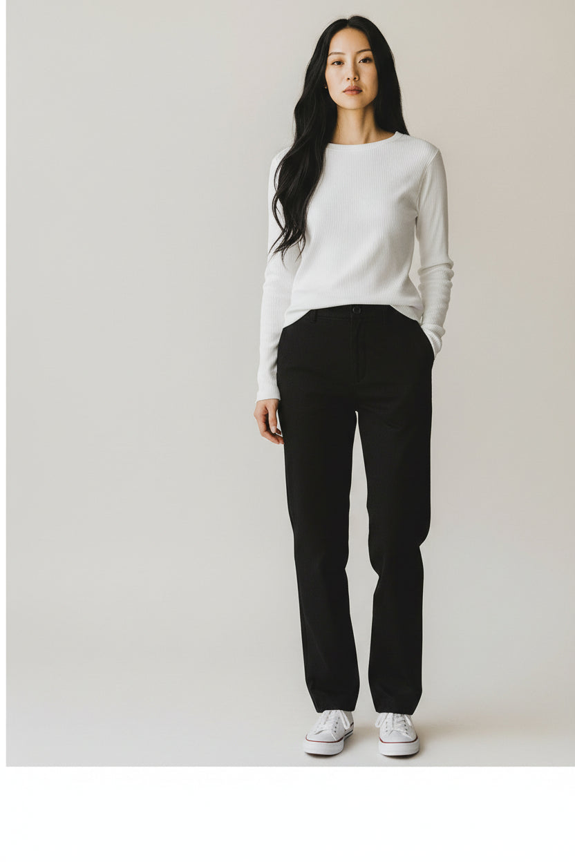 ST Rib Long sleeved Tee