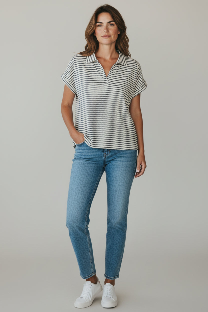 OTW Collared Relaxed Tee