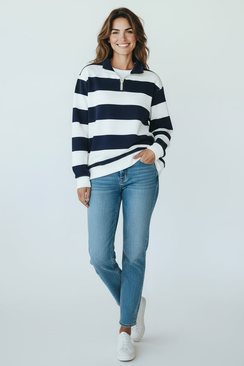 T by Threads - Varsity Stripe Sweatshirt