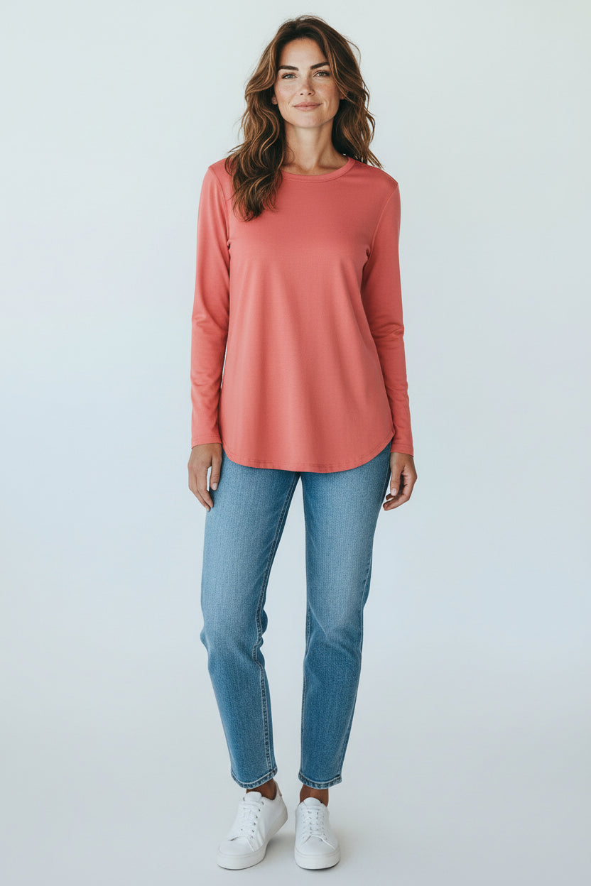 OTW Scoop Hem Tee