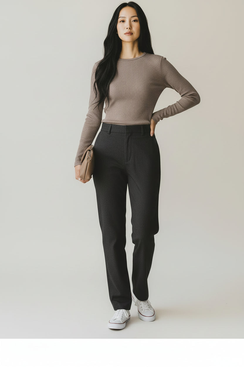 ST Rib Long sleeved Tee