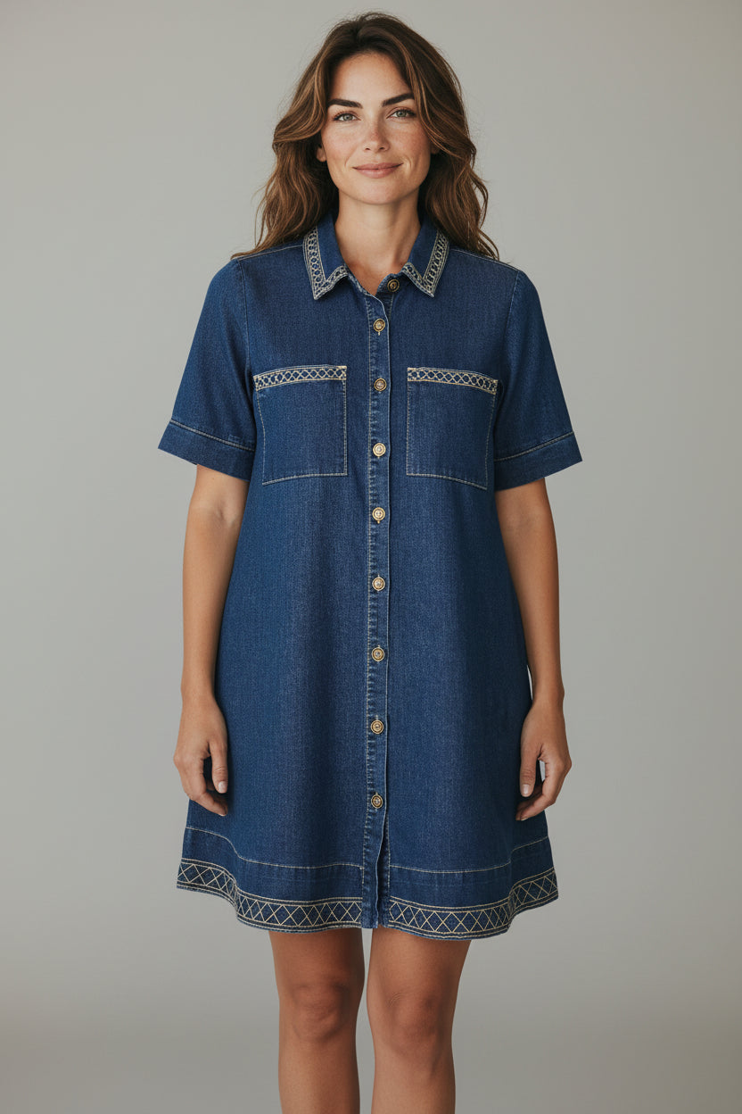 OTW Stitch Detail Dress