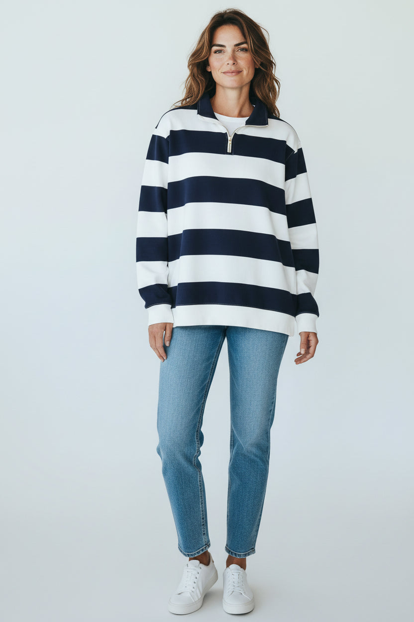 T by Threads - Varsity Stripe Sweatshirt